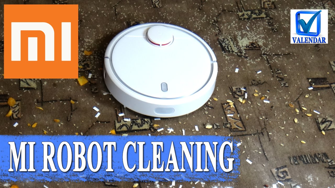 Как убирает Xiaomi Mi Robot - тест уборка робота пылесоса