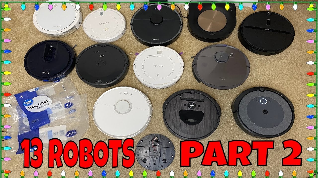 13 Robot Vacuums -VS- 30 POUNDS RICE Roomba Roborock Eufy Bissell Ecovacs Deebot HAPPY HOLIDAYS PT2