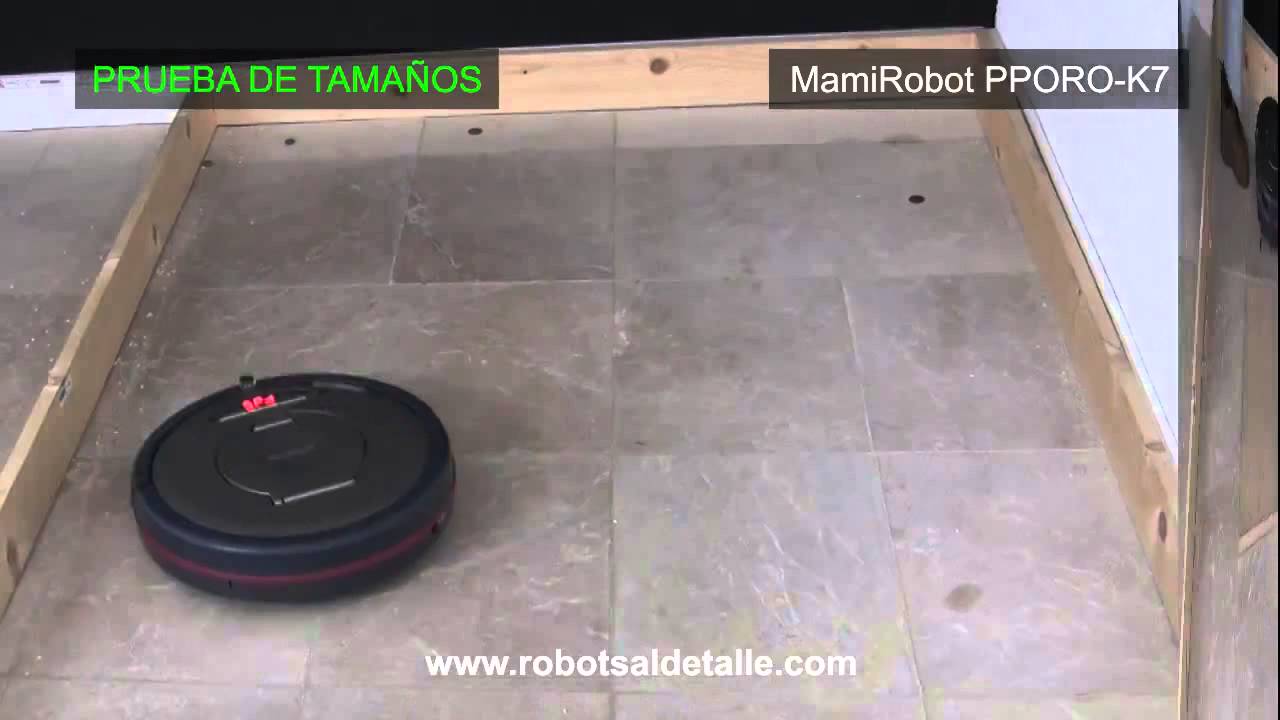 Тест робота-пылесоса Mami Robot на всасывание