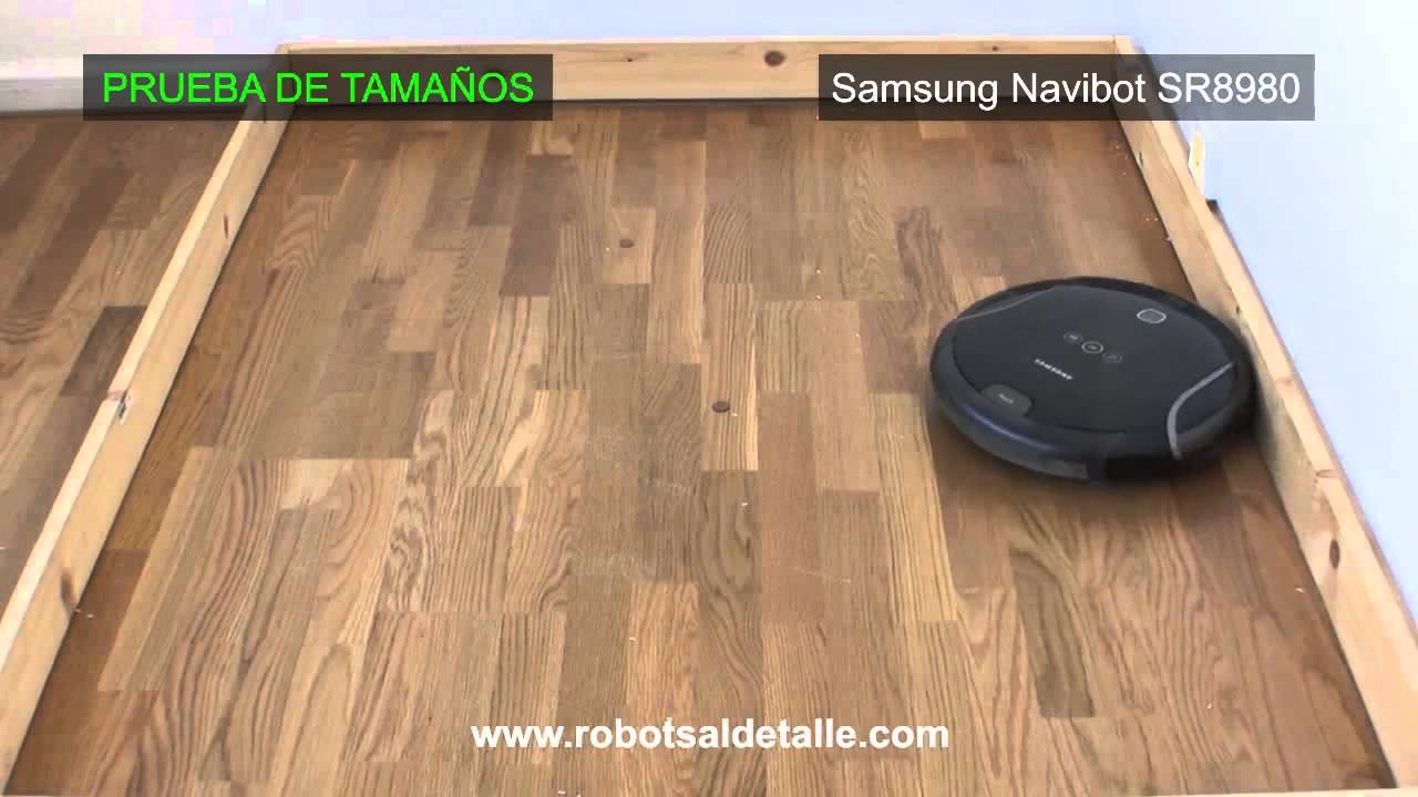Тест робота-пылесоса Samsung Navibot SR8980 на всасывание