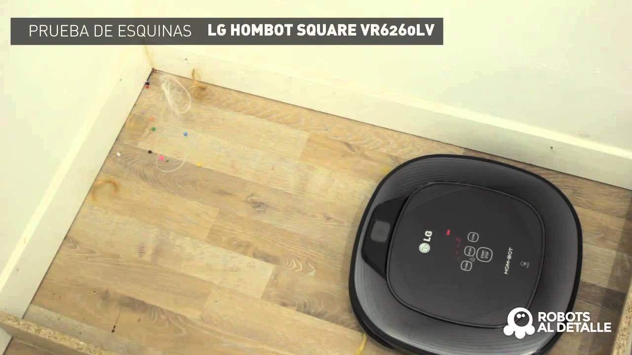 Робот-пылесос LG VR6260 LV уборка углов