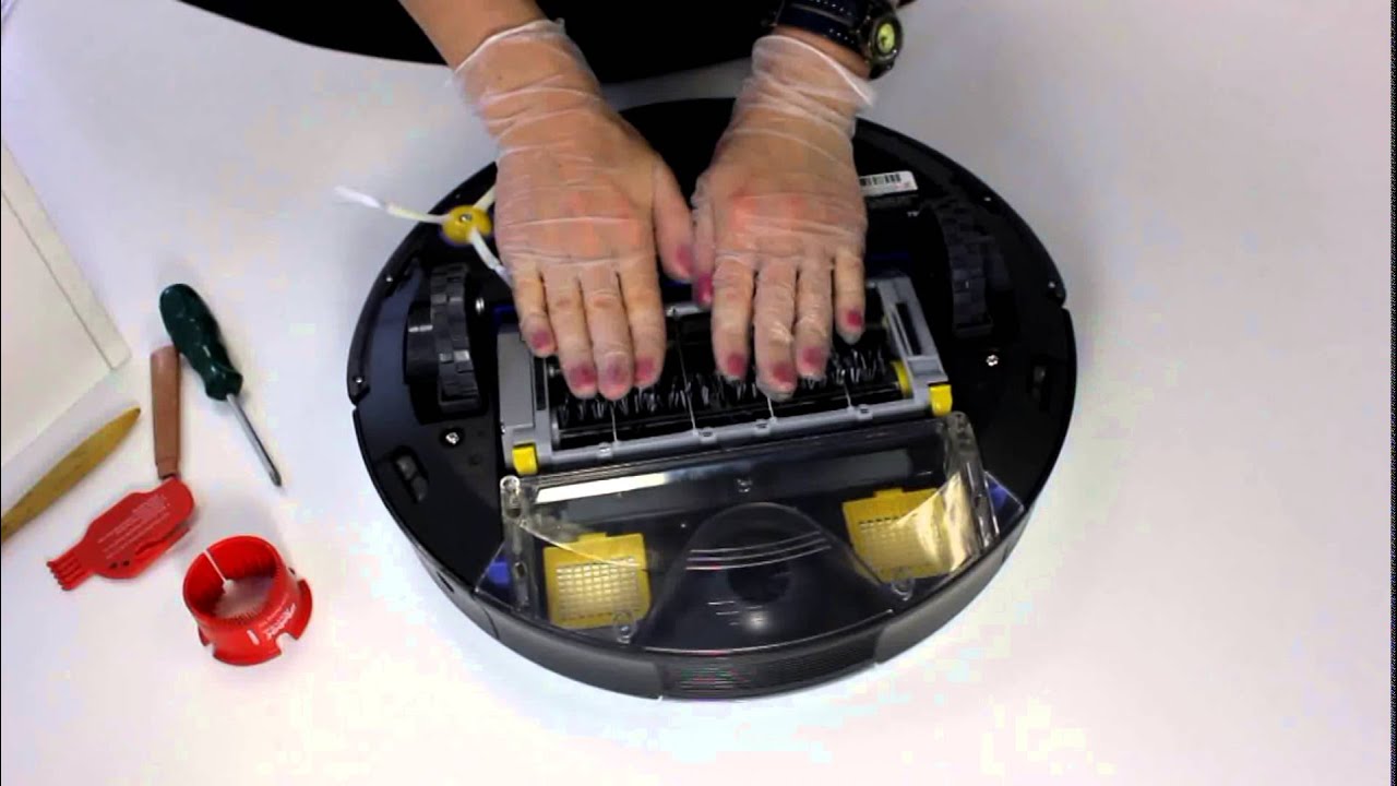 Чистка робота пылесоса iRobot Roomba