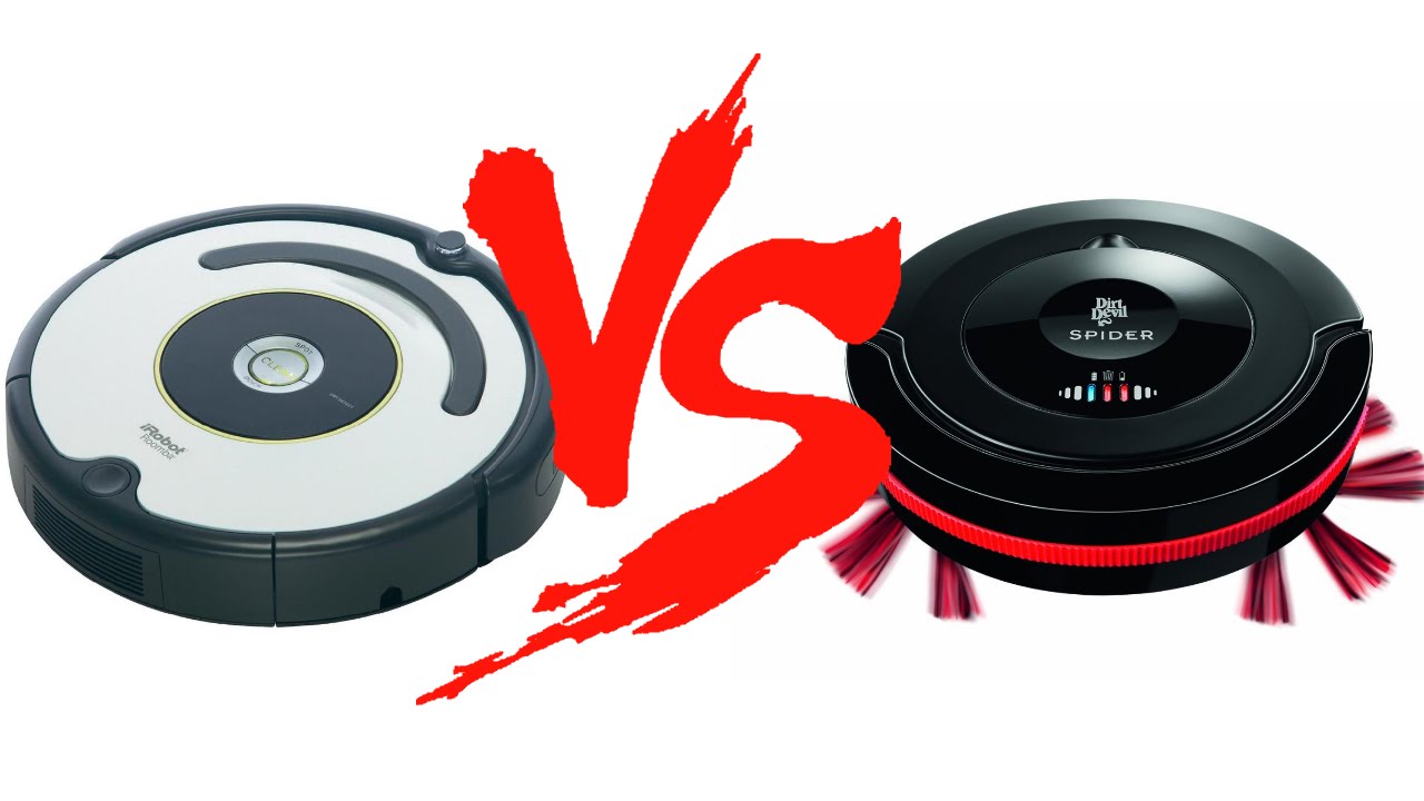 Сравнение роботов-пылесосов iRobot Roomba 620 vs Dirt Devil M607 Spider