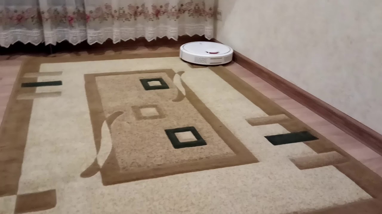 Xiaomi робот пылесос и высокий ковер