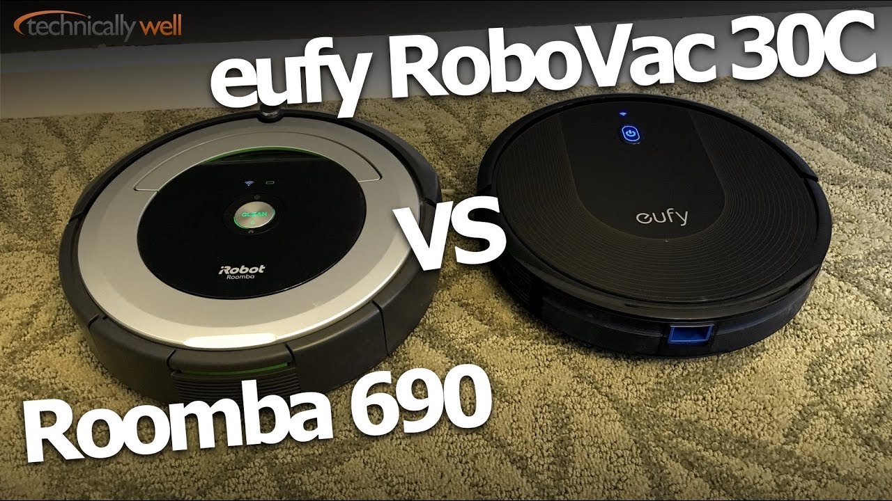 eufy RoboVac 30C vs Roomba 690