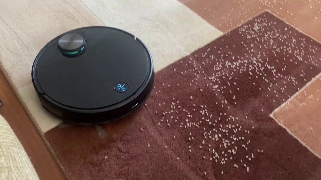 Xiaomi Viomi V3 Robot Vacuum Carpet Rice and Oat Cleaning Test