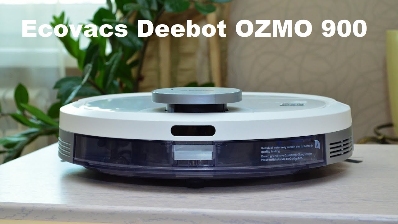 Как убирается робот-пылесос Ecovacs Deebot OZMO 900