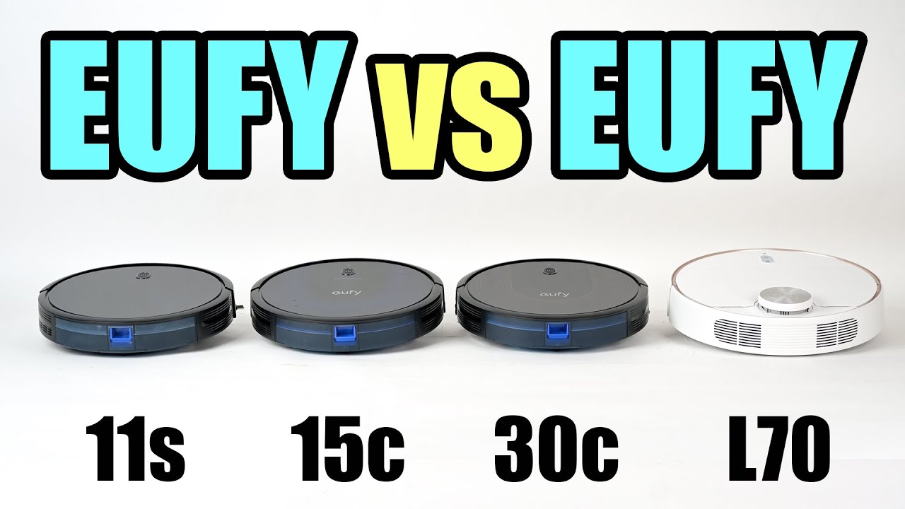 Eufy Robot Vacuums COMPARED - 11s vs 11s Max vs 15c Max vs 30c vs L70