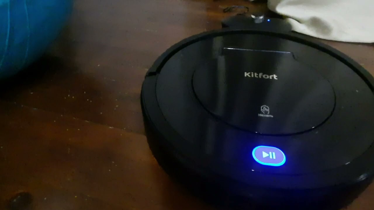 Убрал целый коттедж обзор робота-пылесоса Kitfort KT-563 kitfort китфорт роботпылесосkitfortkt563